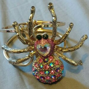 Betsey johnson bracelet enchanted forest spider